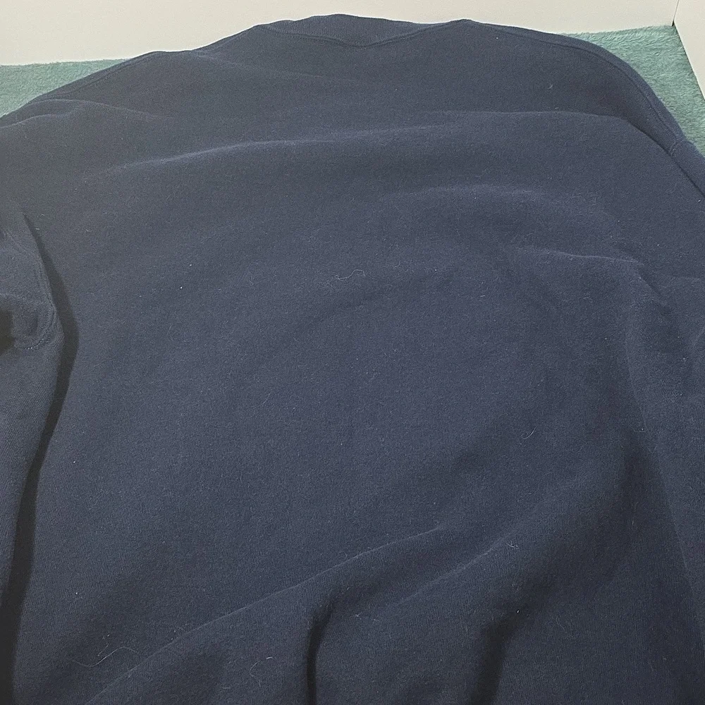 VTG Russell Athletic Navy Sweater with Moose Design XXLT